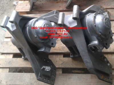 Ось балансира в сборе (нового образца NS-07, 2 стремянки) H HOWO (ХОВО) AZ9725520210 фото 1 Москва