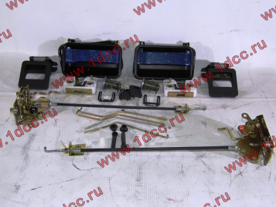 Ремкомплект замков на две двери (ручки внут. и нар., тросик, тяги, ключи) H HOWO (ХОВО) WG1642341001 фото 1 Москва